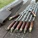 Набір шампурів &laquo;Класика&raquo; у шкіряному чохлі  sh00161 фото 1