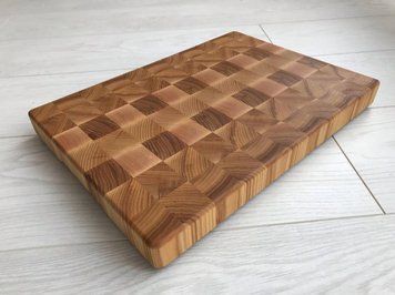 Торцева дошка з ясеня 40х30х4 см dy30x40 фото